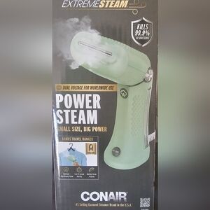 Conair ExtremeSteam Green Garment Steamer-Brand New- Never Used